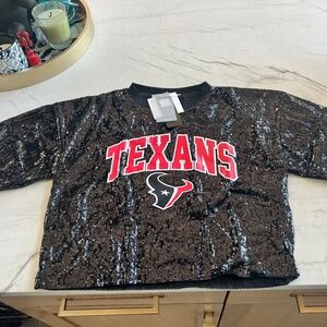 NFL Houston Texans women’s Small sequin top